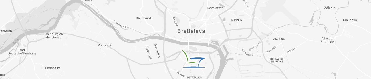 Mapa Bratislava - Monaster