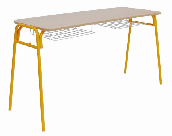 Školský stôl dvojmiestny, stohovate¾ný
