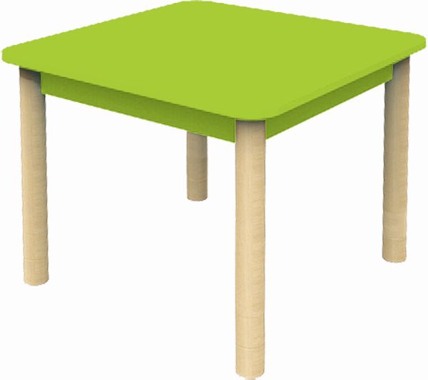 Stôl ŠTVOREC farebný