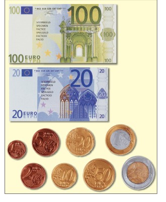Euro bankovky (65ks)