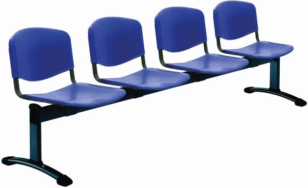 IMPERIA PLAST - 4-sedadlo, kostra èierna, sedadlá a operadlá plastové
