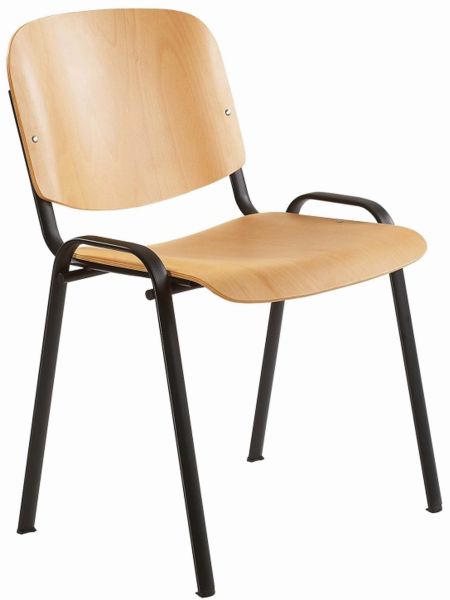 ISO BUK - konferenèná stolièka, sedadlo a operadlo buková preglejka
