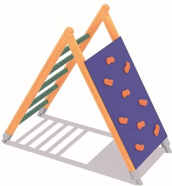Horolezecká stena šikmá rebrík